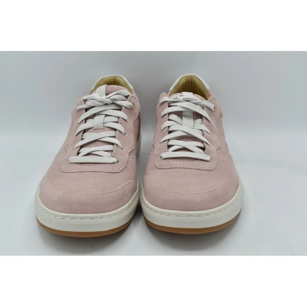 Dansko Womens Size 41 Josey Suede Blush Pink Lace Up Sneakers Shoes